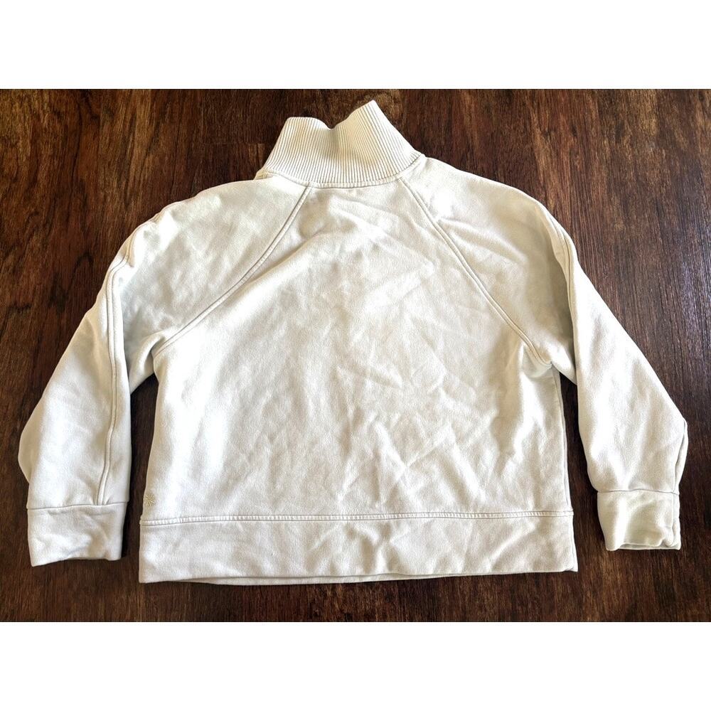 Athleta Retroplush Revive Half Zip Fleece Sweatshirt Pullover Womens Size Large - Picture 2 of 8